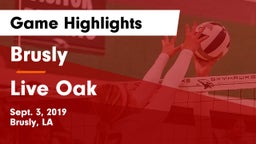 Brusly  vs Live Oak  Game Highlights - Sept. 3, 2019