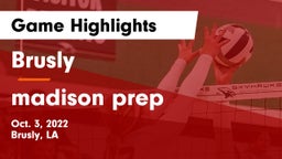 Brusly  vs madison prep Game Highlights - Oct. 3, 2022