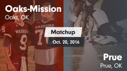Matchup: Oaks-Mission vs. Prue 2016