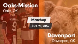 Matchup: Oaks-Mission vs. Davenport  2016