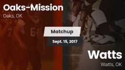 Matchup: Oaks-Mission vs. Watts  2017