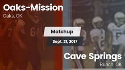 Matchup: Oaks-Mission vs. Cave Springs  2017