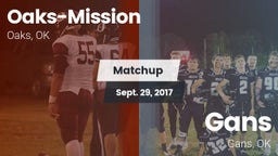 Matchup: Oaks-Mission vs. Gans  2017