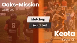Matchup: Oaks-Mission vs. Keota  2018
