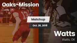 Matchup: Oaks-Mission vs. Watts  2018