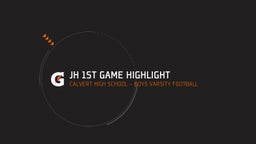 Calvert football highlights JH 1st Game Highlight