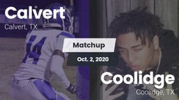 Matchup: Calvert vs. Coolidge  2020
