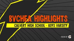 Calvert football highlights BVCHEA HIghlights