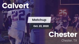 Matchup: Calvert vs. Chester  2020