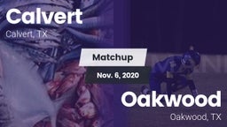 Matchup: Calvert vs. Oakwood  2020