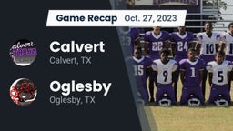Recap: Calvert  vs. Oglesby  2023