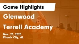 Glenwood  vs Terrell Academy  Game Highlights - Nov. 23, 2020
