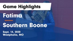 Fatima  vs Southern Boone  Game Highlights - Sept. 14, 2020
