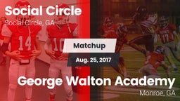 Matchup: Social Circle vs. George Walton Academy  2017