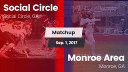 Matchup: Social Circle vs. Monroe Area  2017