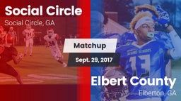Matchup: Social Circle vs. Elbert County  2017