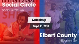 Matchup: Social Circle vs. Elbert County  2018