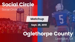 Matchup: Social Circle vs. Oglethorpe County  2018