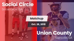 Matchup: Social Circle vs. Union County  2018