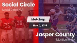 Matchup: Social Circle vs. Jasper County  2018