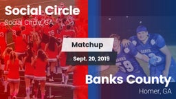 Matchup: Social Circle vs. Banks County  2019