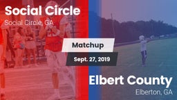 Matchup: Social Circle vs. Elbert County  2019