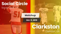Matchup: Social Circle vs. Clarkston  2019