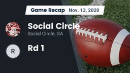 Recap: Social Circle  vs. Rd 1 2020