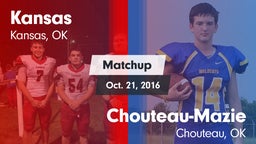 Matchup: Kansas vs. Chouteau-Mazie  2016