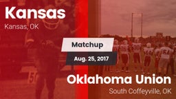 Matchup: Kansas vs. Oklahoma Union  2017
