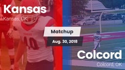 Matchup: Kansas vs. Colcord  2018