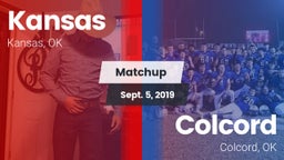 Matchup: Kansas vs. Colcord  2019