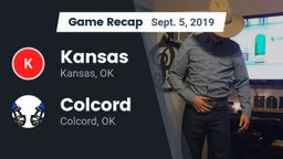 Recap: Kansas  vs. Colcord  2019