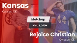 Matchup: Kansas vs. Rejoice Christian  2020