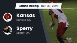 Recap: Kansas  vs. Sperry  2020