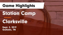 Station Camp vs Clarksville  Game Highlights - Sept. 3, 2019