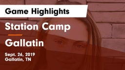 Station Camp vs Gallatin  Game Highlights - Sept. 26, 2019
