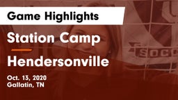 Station Camp vs Hendersonville  Game Highlights - Oct. 13, 2020