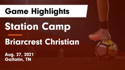 Station Camp  vs Briarcrest Christian  Game Highlights - Aug. 27, 2021