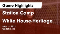 Station Camp  vs White House-Heritage Game Highlights - Sept. 9, 2021