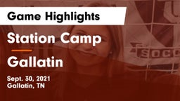Station Camp  vs Gallatin Game Highlights - Sept. 30, 2021