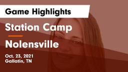 Station Camp  vs Nolensville  Game Highlights - Oct. 23, 2021