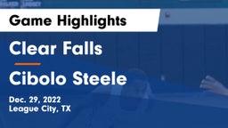 Clear Falls  vs Cibolo Steele Game Highlights - Dec. 29, 2022