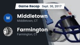 Recap: Middletown  vs. Farmington  2017