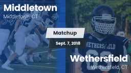Matchup: Middletown vs. Wethersfield  2018