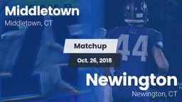 Matchup: Middletown vs. Newington  2018