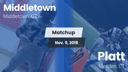 Matchup: Middletown vs. Platt  2018