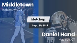Matchup: Middletown vs. Daniel Hand  2019