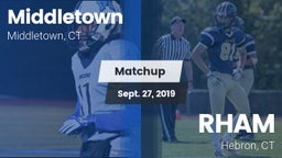 Matchup: Middletown vs. RHAM  2019