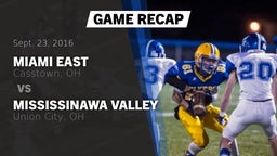 Recap: Miami East  vs. Mississinawa Valley  2016